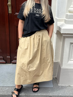 BALLOON SKIRT BEIGE