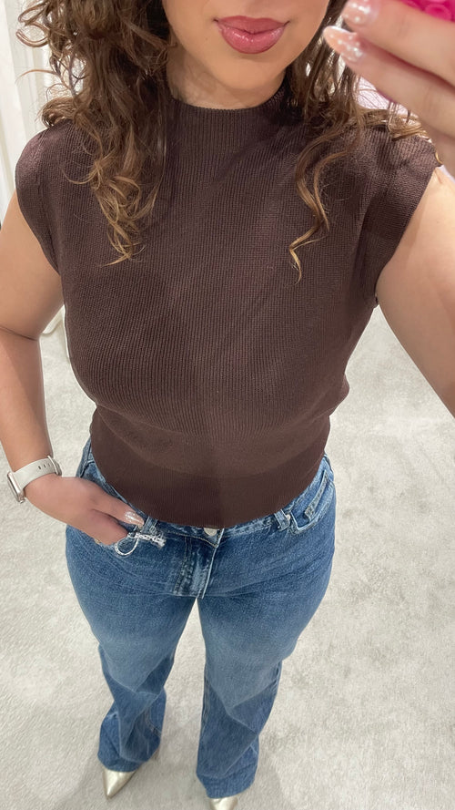 KIKI TOP BROWN