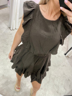 FRANKY PLAYSUIT BROWN