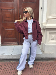 PHILLY SUEDINE JACKET BORDEAUX