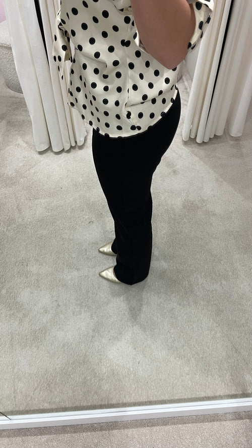 JOJO STRAIGHT LEG PANTALON TALL BLACK