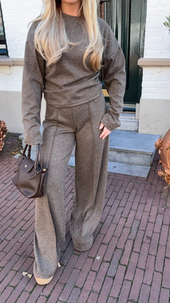 SO COSY TWO PIECE BROWN