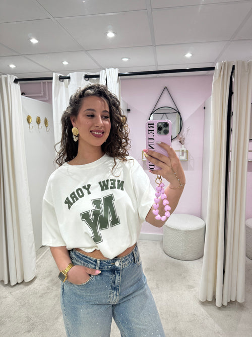 NEWYORK TEE OFFWHITE
