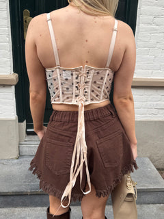 BELLA DOT CORSET TOP