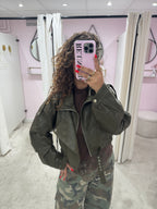 ZAYA PU JACKET GREEN