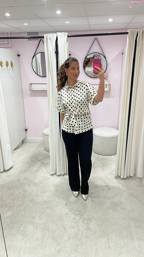 JOJO STRAIGHT LEG PANTALON TALL BLACK