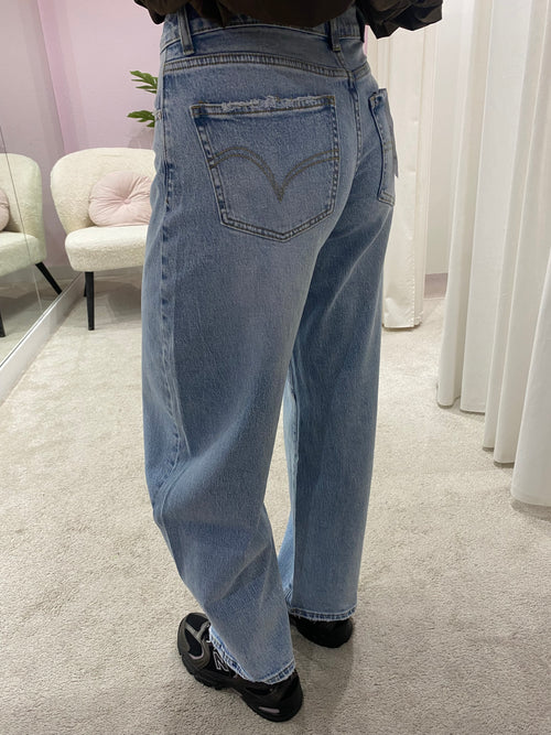 BARREL JEANS LIGHT BLUE