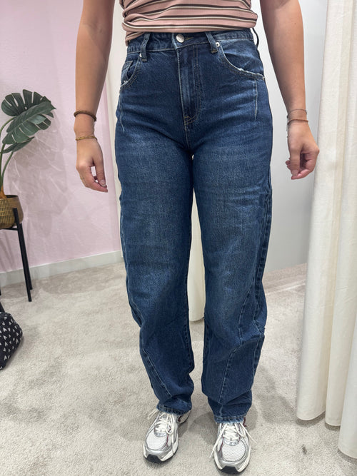 ALEA BARREL JEANS DARKBLUE