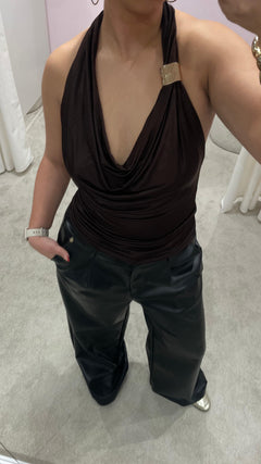 SEXY BACK TOP BROWN