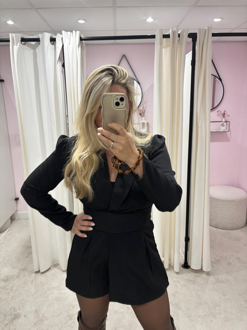 PLAYSUIT BLACK