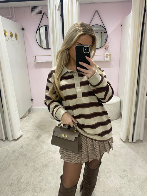 NOËL CHECKERED SKIRT