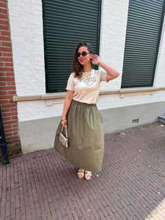 BALLOON SKIRT GREEN