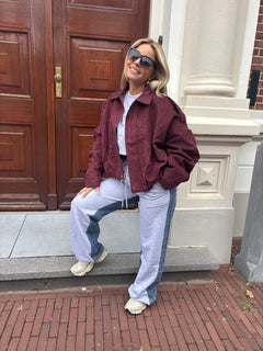 PHILLY SUEDINE JACKET BORDEAUX