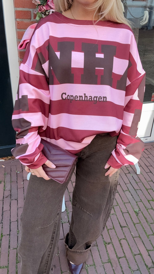 COPENHAGEN STRIPED SWEATER
