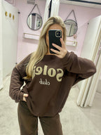 SWEATER SOLEIL CLUB BROWN