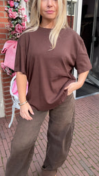BASIC T-SHIRT BROWN