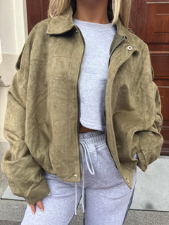 PHILLY SUEDINE JACKET GREEN