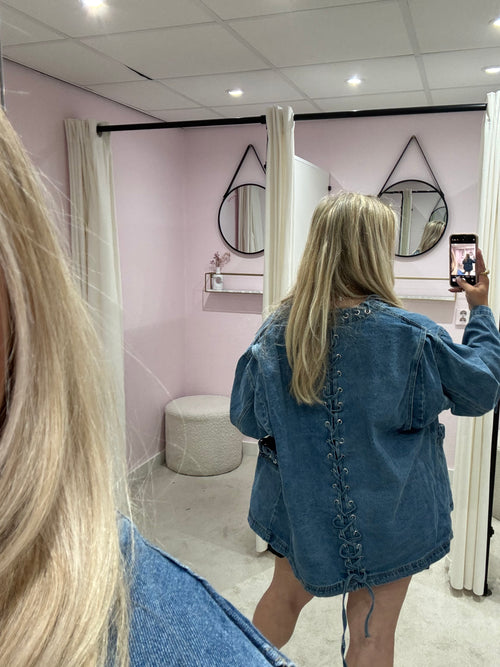 BRAIDED DENIM JACKET