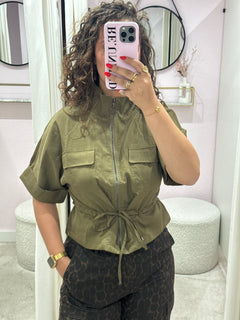 STUDIO JACKET ARMY GREEN