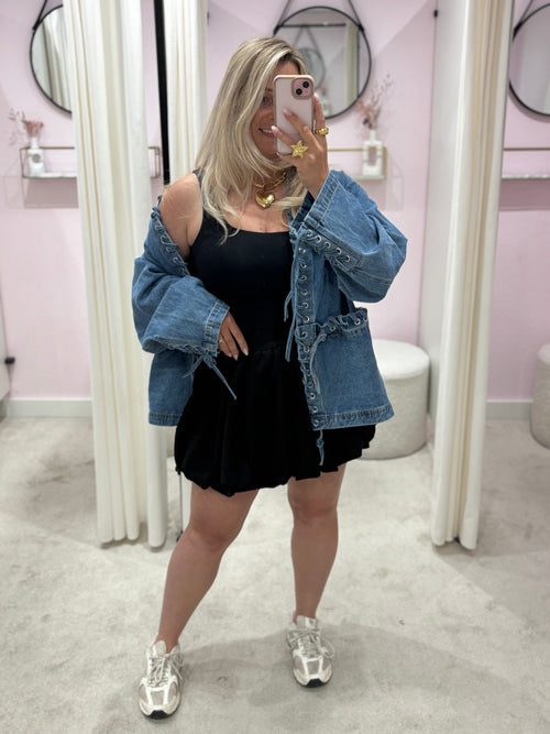 BRAIDED DENIM JACKET