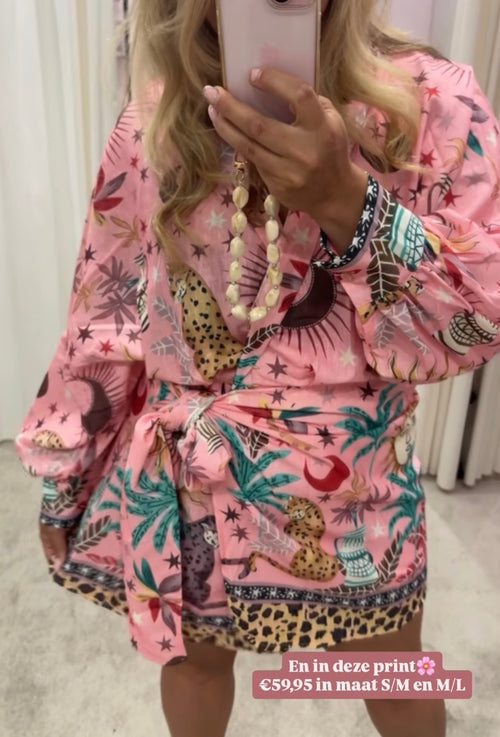 SUNSET ESCAPE DRESS PINK