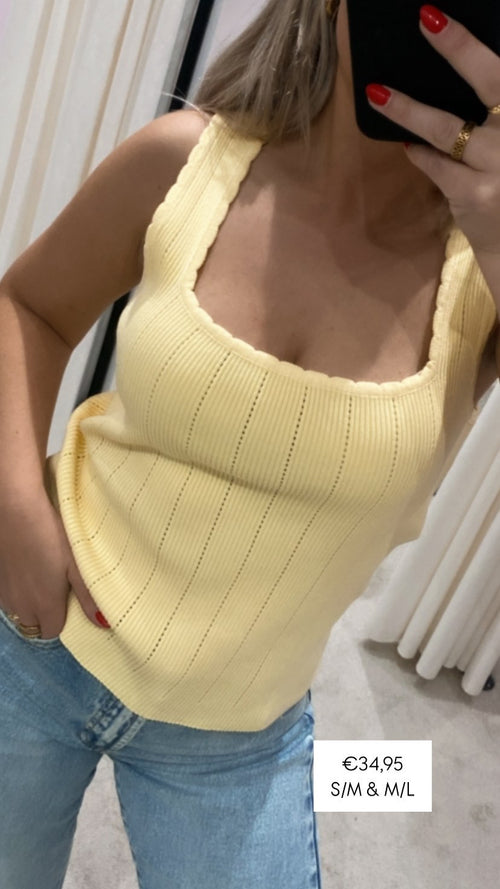 CUTE YELLOW TOP