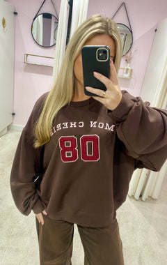 MON CHERIE SWEATER BORDEAUX