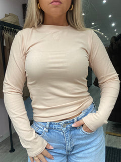 SARONA LONG SLEEVE BEIGE