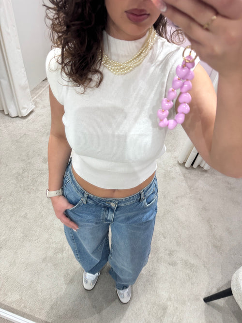 KIKI TOP OFFHWHITE