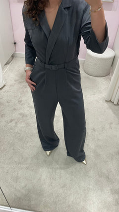 STAY CHIC JUMPSUIT DARKGREY