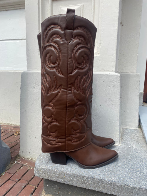 FESTIVAL BOOTS BROWN