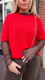 MILA ALPACA KNIT RED