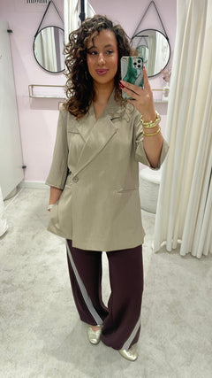 MAYA BLAZER TAUPE