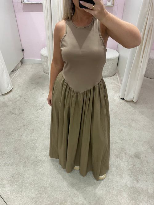 JOA DRESS TAUPE