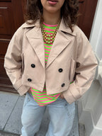 SHORTY TRENCHCOAT BEIGE