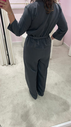 STAY CHIC JUMPSUIT DARKGREY