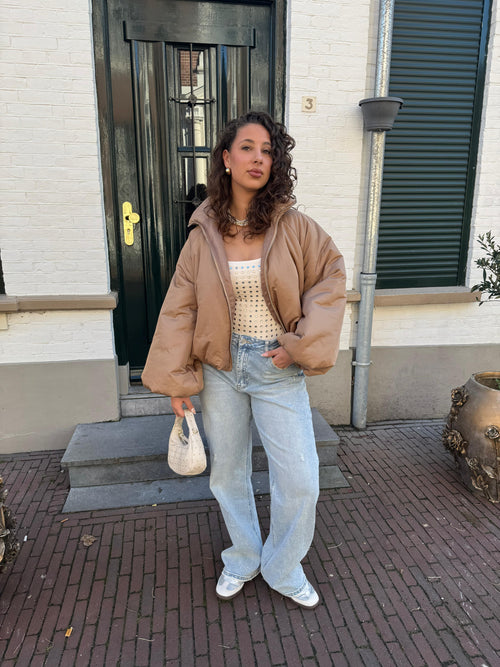 PUFFER JACKET CAMEL