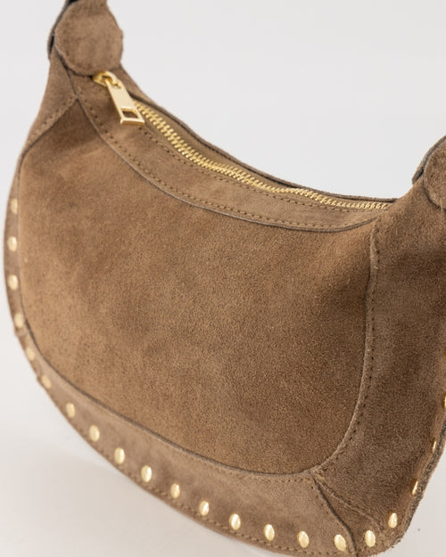 MONICA SUEDE BAG COGNAC