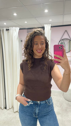 KIKI TOP BROWN