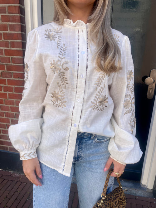 MONA BLOUSE CRÈME