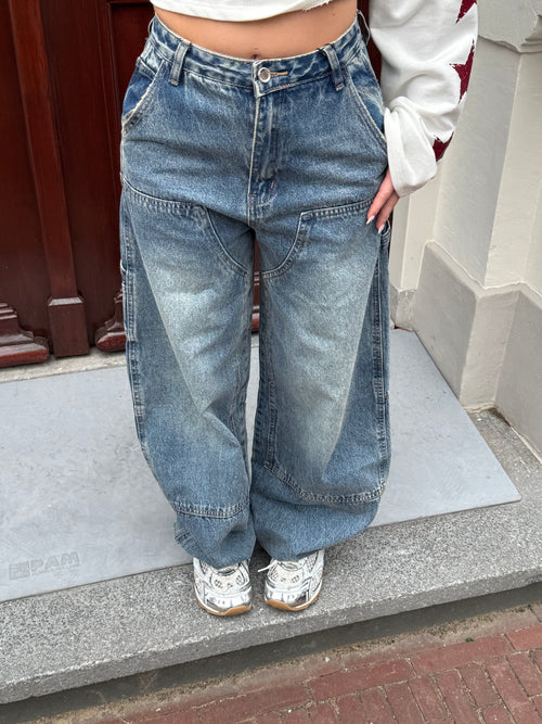 BAGGY CARGO DENIM