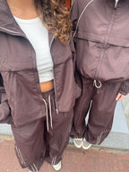 TRACK PANT BROWN
