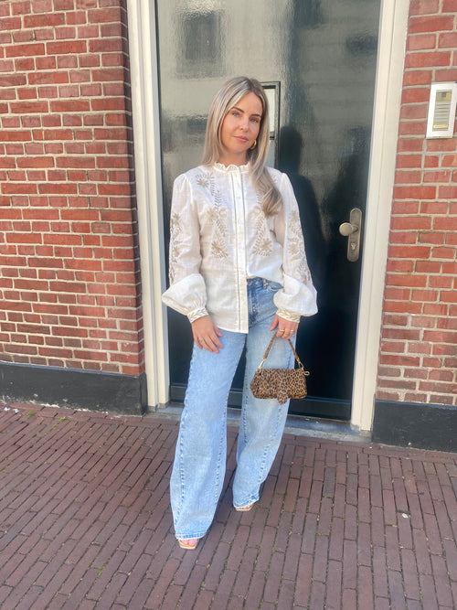 MONA BLOUSE CRÈME