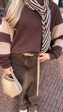 EVERYDAY SWEATER BROWN/BEIGE