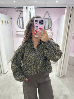 ARMY LEOPARD BLOUSE