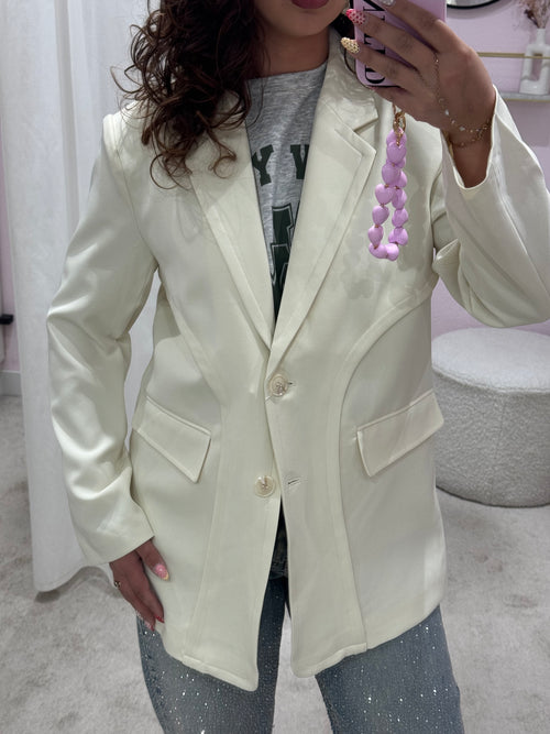 YMRE BLAZER CREME
