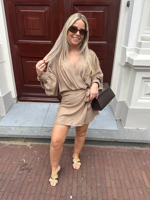 PLAYSUIT LOEKIE TAUPE