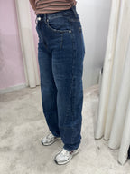 ALEA BARREL JEANS DARKBLUE