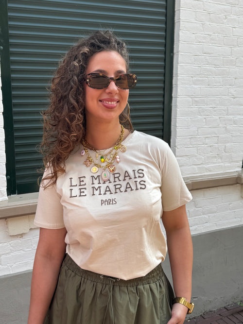 LE MARAIS TEE BEIGE