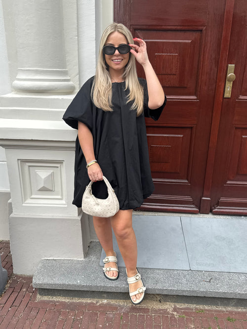 BALLOON DRESS BLACK